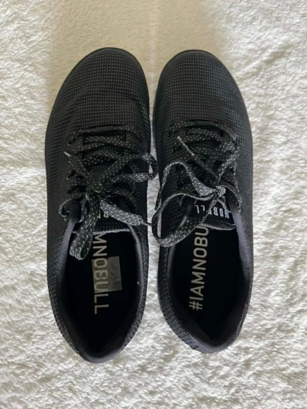 NOBULL Trainers Black Canvas Unisex Sneakers Shoes Men's 8.5/Women's 10